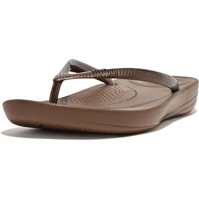 Fitflop dámské Iqushion Ergonomic žabky Peeptoe sandály, Zlato Fitflop dámské Iqushion Ergonomic žabky Peeptoe sandály, Zlato