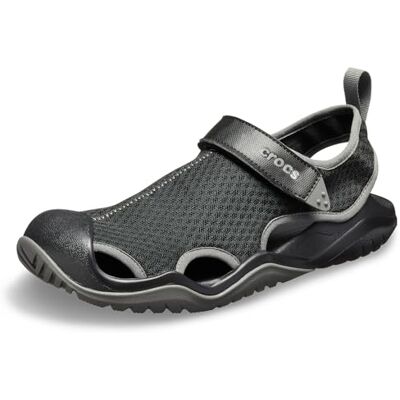 Crocs v nadměrné velikosti Swiftwater MESH Deck Sandal Navy Tangerine Crocs v nadměrné velikosti Swiftwater MESH Deck Sandal Navy Tangerine