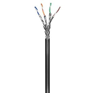 Goobay Venkovní síťový kabel CAT 6, 100 m, S/FTP PiMF stíněný, odolný proti povětrnostním vlivům a UV záření, jako instalační kabel pro venkovní použití, na cívce 57197 Goobay Venkovní síťový kabel CAT 6, 100 m, S/FTP PiMF stíněný, odolný proti povětrnostním vlivům a UV záření, jako instalační kabel pro venkovní použití, na cívce 57197