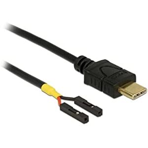 DeLock USB kabel USB-C (M) až 2 pin USB Header (W) samostatný 50 cm černý (85473) DeLock USB kabel USB-C (M) až 2 pin USB Header (W) samostatný 50 cm černý (85473)