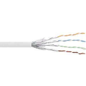 InLine 76499W propojovací kabel Cat.6 S/FTP (PiMf), bílý, AWG27, PVC, CU, 100 m InLine 76499W propojovací kabel Cat.6 S/FTP (PiMf), bílý, AWG27, PVC, CU, 100 m