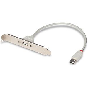 LINDY 33123 USB 2.0 Slotblechadapter, 1 x USB Typ A LINDY 33123 USB 2.0 Slotblechadapter, 1 x USB Typ A