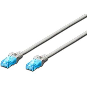 Digitus LAN kabel Cat 5e – 30 m – U/UTP nestíněný – 1 Gbit/s – 100 MHz – CCA síťový kabel s RJ45 – plášť z PVC – AWG 26/7 – kompatibilní s Cat6 a Cat5 – šedý Digitus LAN kabel Cat 5e – 30 m – U/UTP nestíněný – 1 Gbit/s – 100 MHz – CCA síťový kabel s RJ45 – plášť z PVC – AWG 26/7 – kompatibilní s Cat6 a Cat5 – šedý