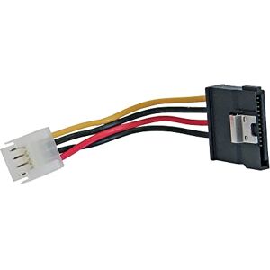 InLine 29660A SATA napájecí adaptér kabel, 1x 8,89cm (3,5") zdířka na 15pólový SATA konektor, s jazýčkem, 0,06 m InLine 29660A SATA napájecí adaptér kabel, 1x 8,89cm (3,5") zdířka na 15pólový SATA konektor, s jazýčkem, 0,06 m