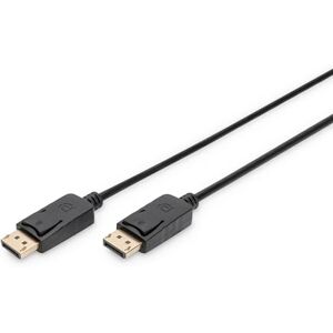 Digitus DisplayPort kabel UHD 4K/60Hz 3m se zamykáním HBR 2 kompatibilní s monitorem, herní grafickou kartou Digitus DisplayPort kabel UHD 4K/60Hz 3m se zamykáním HBR 2 kompatibilní s monitorem, herní grafickou kartou