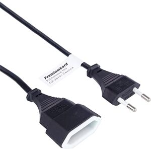 PremiumCord kpsm3 prodlužovací kabel 230 V 3 m, euro prodloužení s euro zástrčkou a zásuvkou, prodloužení elektrického kabelu pro 230 V, zástrčka na zdířku, barva černá PremiumCord kpsm3 prodlužovací kabel 230 V 3 m, euro prodloužení s euro zástrčkou a zásuvkou, prodloužení elektrického kabelu pro 230 V, zástrčka na zdířku, barva černá
