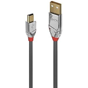 LINDY USB 2. 0 typ A na Mini-B kabel Cromo Line 1m LINDY USB 2. 0 typ A na Mini-B kabel Cromo Line 1m