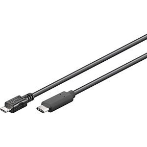 Goobay 67992 USB-C na Micro USB B kabel k mobilnímu telefonu / Micro USB 2. 0 konektor typu B / 480 Mbits kabel adaptéru 2,5 W / měděný vodič / černý / 0,6 metrů Goobay 67992 USB-C na Micro USB B kabel k mobilnímu telefonu / Micro USB 2. 0 konektor typu B / 480 Mbits kabel adaptéru 2,5 W / měděný vodič / černý / 0,6 metrů