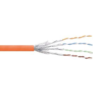 InLine 76499O propojovací kabel Cat.6 S/FTP (PiMf), oranžová, AWG27, PVC, CU, 100 m InLine 76499O propojovací kabel Cat.6 S/FTP (PiMf), oranžová, AWG27, PVC, CU, 100 m