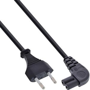 InLine 16655X Netzkabel, Netzstecker auf Euro 8 C7 Stecker, gewinkelt, 5m InLine 16655X Netzkabel, Netzstecker auf Euro 8 C7 Stecker, gewinkelt, 5m