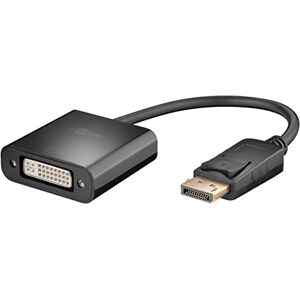 Goobay 69873 DisplayPort/DVI-D kabel adaptéru 1.2, poniklovaný, černý Goobay 69873 DisplayPort/DVI-D kabel adaptéru 1.2, poniklovaný, černý
