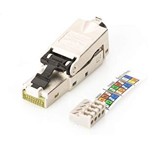 Digitus DN-93631 – síťová zástrčka Cat 6A – 1 kus – 360° Postranní konektor RJ45 Cat6A – montáž bez nářadí – 500 MHz – 10 GBase-T – 10 Gbit/s – AWG 27/7 až AWG 22/1 Digitus DN-93631 – síťová zástrčka Cat 6A – 1 kus – 360° Postranní konektor RJ45 Cat6A – montáž bez nářadí – 500 MHz – 10 GBase-T – 10 Gbit/s – AWG 27/7 až AWG 22/1