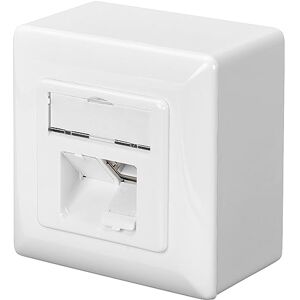 Digitus LSA propojovací krabice Cat-6 – 2 porty RJ45 – na omítku nebo pod omítku síťová zásuvka – horizontální přívod – s možností designu – 1 Gbps – nádobí – kompatibilní s PoE – Bílá RAL9003 Digitus LSA propojovací krabice Cat-6 – 2 porty RJ45 – na omítku nebo pod omítku síťová zásuvka – horizontální přívod – s možností designu – 1 Gbps – nádobí – kompatibilní s PoE – Bílá RAL9003