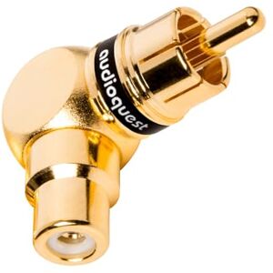AudioQuest 90stupňový konektor cinch na zdířku Cinch. AudioQuest 90stupňový konektor cinch na zdířku Cinch.