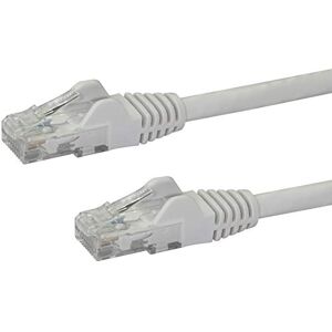 StarTech.com 0,5m Cat6 Snagless RJ45 Ethernet Netzwerkkabel Weiß 50cm Cat 6 UTP Kabel StarTech.com 0,5m Cat6 Snagless RJ45 Ethernet Netzwerkkabel Weiß 50cm Cat 6 UTP Kabel