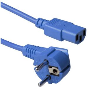 ACT Kabel pro studené přístroje 3 m, C13 kabel, PC napájecí kabel, CEE 7/7 na C13 3 Pin – ochranný kontakt zahnutý AK5135 modrý ACT Kabel pro studené přístroje 3 m, C13 kabel, PC napájecí kabel, CEE 7/7 na C13 3 Pin – ochranný kontakt zahnutý AK5135 modrý