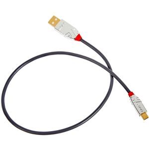 LINDY USB 2.0 Kabel Typ A/Mini-B Cromo Line m/0.5m LINDY USB 2.0 Kabel Typ A/Mini-B Cromo Line m/0.5m