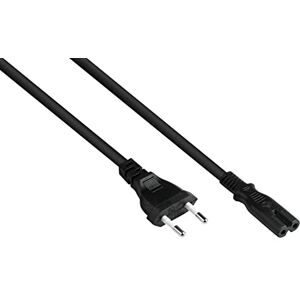 Good Connections Síťový kabel EURO 5 m Euro konektor typu C (přímý) na zásuvku C7/Euro 8 (přímý) měděný vodič 0,75 mm² Napájecí kabel pro TV, konzolu, rádio, síťový zdroj, holicí strojek Good Connections Síťový kabel EURO 5 m Euro konektor typu C (přímý) na zásuvku C7/Euro 8 (přímý) měděný vodič 0,75 mm² Napájecí kabel pro TV, konzolu, rádio, síťový zdroj, holicí strojek