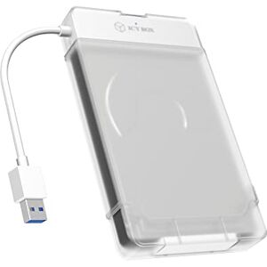 ICY BOX IB-AC703-U3 USB 3.0 na SATA adaptér pro 2,5" (6,35 cm) HDD/SSD s ochranným boxem pro adaptér a mechaniku, SATA III, UASP ICY BOX IB-AC703-U3 USB 3.0 na SATA adaptér pro 2,5" (6,35 cm) HDD/SSD s ochranným boxem pro adaptér a mechaniku, SATA III, UASP