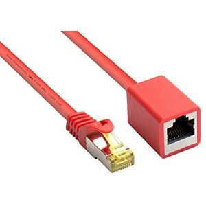 Good Connections RJ45 Ethernet LAN propojovací kabel prodlužovací kabel s kat. 7 surových kabelů, s ochranou rastnosů RNS, S/FTP, PiMF, bez krku, 500 MHz, OFC, CU 10 gigabitů Good Connections RJ45 Ethernet LAN propojovací kabel prodlužovací kabel s kat. 7 surových kabelů, s ochranou rastnosů RNS, S/FTP, PiMF, bez krku, 500 MHz, OFC, CU 10 gigabitů