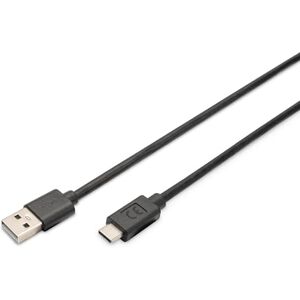 Digitus USB 2. 0 Kabel – 3 m – USB-A na typ C – 480 Mbps – spojovací kabel pro počítače, notebooky, rozbočovače, smartphony, tablety – černý Digitus USB 2. 0 Kabel – 3 m – USB-A na typ C – 480 Mbps – spojovací kabel pro počítače, notebooky, rozbočovače, smartphony, tablety – černý