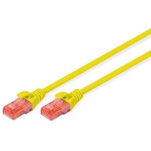 Digitus LAN kabel Cat 6 – 1 m – U/UTP nestíněný – 1 Gbit/s – 250 MHz – PoE++ – AWG 27/7 – LSZH – RJ45 síťový kabel – propojovací kabel – kompatibilní s Cat6A a Cat5e – žlutý Digitus LAN kabel Cat 6 – 1 m – U/UTP nestíněný – 1 Gbit/s – 250 MHz – PoE++ – AWG 27/7 – LSZH – RJ45 síťový kabel – propojovací kabel – kompatibilní s Cat6A a Cat5e – žlutý
