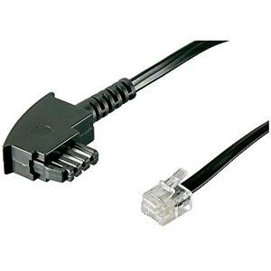 Goobay 50237 TAE-F připojovací kabel (Německo), konektor TAE-F > konektor RJ11/RJ14 (6P4C) černý Goobay 50237 TAE-F připojovací kabel (Německo), konektor TAE-F > konektor RJ11/RJ14 (6P4C) černý