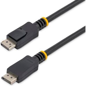 StarTech.com StarTech. com DisplayPort-Kabel, 2560 x 1440p, DisplayPort-auf-DisplayPort-Kabel, DP-auf-DP-Kabel für Monitor, DP-Video-/Display-Kabel, abschließbare DP-Stecker, HDCP und DPCP (DISPLPORT20L) StarTech.com StarTech. com DisplayPort-Kabel, 2560 x 1440p, DisplayPort-auf-DisplayPort-Kabel, DP-auf-DP-Kabel für Monitor, DP-Video-/Display-Kabel, abschließbare DP-Stecker, HDCP und DPCP (DISPLPORT20L)