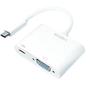 LogiLink UA0259 USB-C na VGA nabíjecí adaptér bílý LogiLink UA0259 USB-C na VGA nabíjecí adaptér bílý