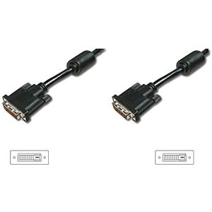 Digitus DVI kabel – DVI-D (24+1) – 2560 x 1600 Pixel 30Hz – 3m – Dual Link – 2x ferit filtr – kompatibilní s monitorem, TV, PC, projektorem – černý Digitus DVI kabel – DVI-D (24+1) – 2560 x 1600 Pixel 30Hz – 3m – Dual Link – 2x ferit filtr – kompatibilní s monitorem, TV, PC, projektorem – černý