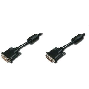 Digitus DVI prodlužovací kabel, DVI(24+1), 2x ferit St/Bu, 5,0 m Digitus DVI prodlužovací kabel, DVI(24+1), 2x ferit St/Bu, 5,0 m