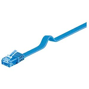 Goobay 96306 CAT 6A Kabel Flachkabel / U/UTP Patchkabel / 500 MHz Netzwerkkabel flach / RJ45 Stecker Internetkabel / Flaches LAN Kabel 1m / Blau / 1 Meter Goobay 96306 CAT 6A Kabel Flachkabel / U/UTP Patchkabel / 500 MHz Netzwerkkabel flach / RJ45 Stecker Internetkabel / Flaches LAN Kabel 1m / Blau / 1 Meter