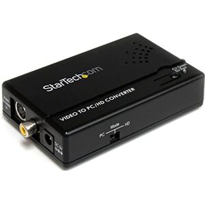 StarTech.com Kompozitní a S-Video na VGA video konvertor s Scaler Adaptér VGA na RCA (YPbPr) 1600x1200 StarTech.com Kompozitní a S-Video na VGA video konvertor s Scaler Adaptér VGA na RCA (YPbPr) 1600x1200