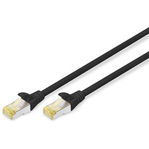 Digitus LAN kabel Cat 6A – 2 m – S/FTP nádobí – 10 Gbit/s – 500 MHz – PoE++ – AWG 26/7 – LSZH – RJ45 síťový kabel – patch kabel – kompatibilní s Cat6 a Cat7 – černý Digitus LAN kabel Cat 6A – 2 m – S/FTP nádobí – 10 Gbit/s – 500 MHz – PoE++ – AWG 26/7 – LSZH – RJ45 síťový kabel – patch kabel – kompatibilní s Cat6 a Cat7 – černý