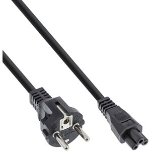 InLine ® 16656T Netzkabel für Notebook, 3pol Kupplung, schwarz, 0,3m InLine ® 16656T Netzkabel für Notebook, 3pol Kupplung, schwarz, 0,3m