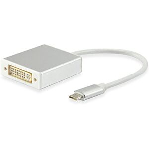 Equip USB Typ C Stecker auf DVI-I Dual Link Buchse Adapter Equip USB Typ C Stecker auf DVI-I Dual Link Buchse Adapter