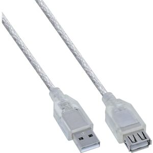 InLine 34605 USB 2. 0 prodloužení, konektor / zdířka, typ A, transparentní, 5m InLine 34605 USB 2. 0 prodloužení, konektor / zdířka, typ A, transparentní, 5m