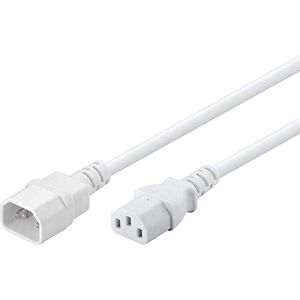 Goobay 97585 kabel pro studená zařízení 3 m prodloužení / C14 zástrčka na zdířku C13 napájecí kabel / studená zařízení síťový kabel se zástrčkou pro studená zařízení / bílá / prodlužovací kabel 3 m Goobay 97585 kabel pro studená zařízení 3 m prodloužení / C14 zástrčka na zdířku C13 napájecí kabel / studená zařízení síťový kabel se zástrčkou pro studená zařízení / bílá / prodlužovací kabel 3 m