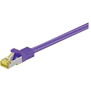 Goobay 91609 RJ45 patch kabel CAT 6A S/FTP (PiMF) s CAT 7 Rohový kabel / 500 MHz síťový kabel / internetový kabel RJ 45 zástrčka / LAN kabel / fialová 2 m Goobay 91609 RJ45 patch kabel CAT 6A S/FTP (PiMF) s CAT 7 Rohový kabel / 500 MHz síťový kabel / internetový kabel RJ 45 zástrčka / LAN kabel / fialová 2 m