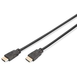 Digitus HDMI Premium High Speed připojovací kabel, typ A St/St HDMI 2. 0-5,0 m s ethernetálem Ultra HD 4k/60Hz kompatibilní s TV/projektor/monitorem pozlacené kontakty černý Digitus HDMI Premium High Speed připojovací kabel, typ A St/St HDMI 2. 0-5,0 m s ethernetálem Ultra HD 4k/60Hz kompatibilní s TV/projektor/monitorem pozlacené kontakty černý