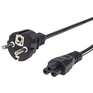 PremiumCord kpspu síťový kabel Mickey Mouse 230 V 2 m, napájecí kabel s ochranným kontaktem na zdířce pro studená zařízení, IEC 320 C5, C5, PC síťový kabel 3pólový, rovný, barva černá PremiumCord kpspu síťový kabel Mickey Mouse 230 V 2 m, napájecí kabel s ochranným kontaktem na zdířce pro studená zařízení, IEC 320 C5, C5, PC síťový kabel 3pólový, rovný, barva černá