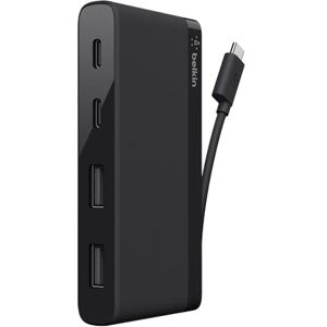 Belkin USB-C 4-Port Mini Hub (s integrovaným kabelem USB-C, USB-C Hub pro MacBook Pro, Chromebook Pixel a jiné notebooky USB-C) Belkin USB-C 4-Port Mini Hub (s integrovaným kabelem USB-C, USB-C Hub pro MacBook Pro, Chromebook Pixel a jiné notebooky USB-C)