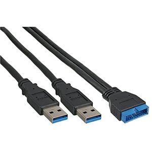InLine 33447I USB 3. 0 adaptérový kabel, 2x konektor A na připojení sloupku, 0,4 m InLine 33447I USB 3. 0 adaptérový kabel, 2x konektor A na připojení sloupku, 0,4 m