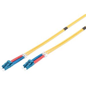 Digitus DK-2933-10 – kabel z optických vláken OS2 – 10 m – LC na LC – Duplex LWL kabel – 1/10 Gbit/s – SM Singlemode optický kabel LAN – typ vlákna: 9/125 µ – žlutý (žlutý) Digitus DK-2933-10 – kabel z optických vláken OS2 – 10 m – LC na LC – Duplex LWL kabel – 1/10 Gbit/s – SM Singlemode optický kabel LAN – typ vlákna: 9/125 µ – žlutý (žlutý)