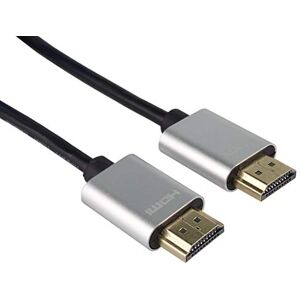 PremiumCord SLIM 4K High Speed HDMI kabel + ethernetový kabel 2 m, video 4K 2160p, FULL HD 1080p, Deep Color, 3D, ARC, HDR, Dolby TrueHD, 10,2 Gbps, pozlacené konektory, černá, kphdmes2 PremiumCord SLIM 4K High Speed HDMI kabel + ethernetový kabel 2 m, video 4K 2160p, FULL HD 1080p, Deep Color, 3D, ARC, HDR, Dolby TrueHD, 10,2 Gbps, pozlacené konektory, černá, kphdmes2