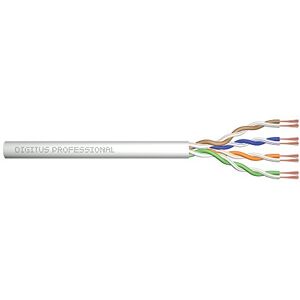 Digitus Roh-Patchkabel Cat-6 – Meterware Unkonfektioniert – 100 m – U-UTP Netzwerk-Kabel – LSZH – AWG 26/7 – 1 Gbit/s – 250 MHz – PoE+ kompatibel – Grau Digitus Roh-Patchkabel Cat-6 – Meterware Unkonfektioniert – 100 m – U-UTP Netzwerk-Kabel – LSZH – AWG 26/7 – 1 Gbit/s – 250 MHz – PoE+ kompatibel – Grau
