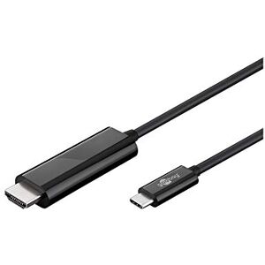 Goobay 77528 USB-C HDMI adaptérový kabel, konektor USB-C (typ C) na HDMI konektor (typ A), video a audio přenos, 4K@60Hz, 1,80 m, černý Goobay 77528 USB-C HDMI adaptérový kabel, konektor USB-C (typ C) na HDMI konektor (typ A), video a audio přenos, 4K@60Hz, 1,80 m, černý
