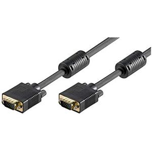 Goobay 68140 VGA na VGA kabel 20 m / kabel k monitoru / Full HD SVGA kabel k obrazovce / VGA konektor 15 pólů pozlacený / 2x kabel k monitorování feritového jádra / černý / 20 m Goobay 68140 VGA na VGA kabel 20 m / kabel k monitoru / Full HD SVGA kabel k obrazovce / VGA konektor 15 pólů pozlacený / 2x kabel k monitorování feritového jádra / černý / 20 m