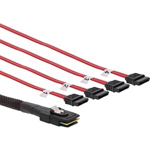 InLine 27610 SAS připojovací kabel, Mini SAS SFF8087 na 4x SATA, Crossover, OCF, 0,75 m InLine 27610 SAS připojovací kabel, Mini SAS SFF8087 na 4x SATA, Crossover, OCF, 0,75 m