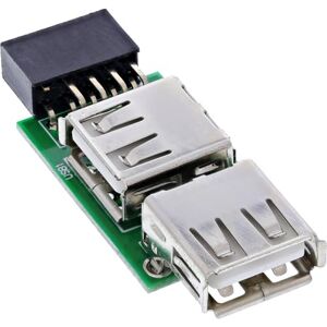 InLine 33440I USB 2.0 adaptér, 2x zdířka A na připojení sloupku InLine 33440I USB 2.0 adaptér, 2x zdířka A na připojení sloupku